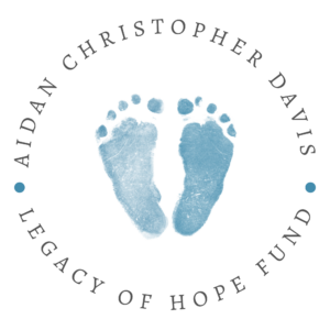 Logo of the Aidan Christopher Davis Legacy of Hope Fund providing free therapy for families experiencing infertility, miscarriage, stillbirth, pregnancy loss and infant loss